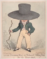 Lett sommerhatt og fasjonable spaserstokker for året 1801, 10. juli 1801., 10. juli 1801.