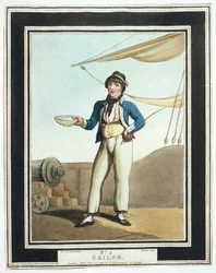 Sjømann, i Horatio Nelsons tid (1758–1805), tildelt forskjellige jobber etter evne. Noen arbeidet på mastene som var lastet på vingen, andre på øvre dekk, med ansvar for ankeret, og atter andre var en del av kanonlaget.