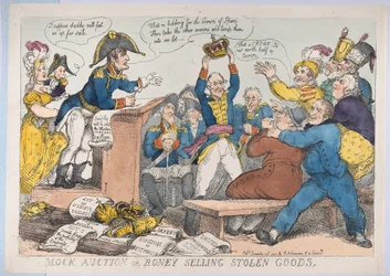 Spontauksjon eller boney-selger stjålne varer, 25. desember 1813., 25. desember 1813.