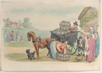 Plate 17, fra World in Miniature, 1816., 1816.