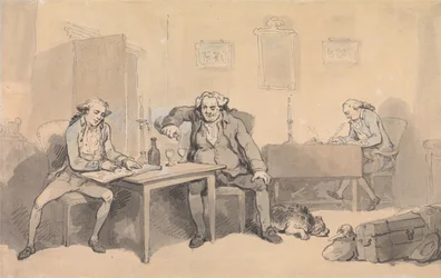 Rowlandson og Wigstead på tur