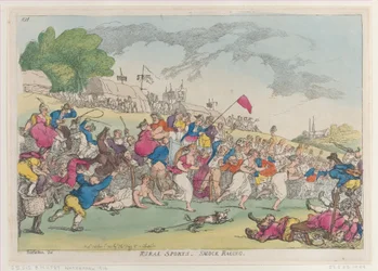 Rural Sports, Smock Racing, [1. oktober 1811], opptrykk., [1. oktober 1811], opptrykk.