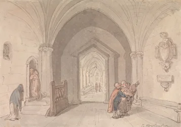 Scene i et kloster