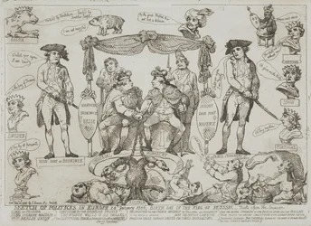 Politisk oversikt over Europa, 24. januar 1786 – Fødselsdagen til kongen av Preussen