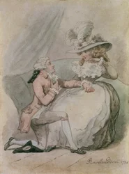 Forslaget, 1796 (blekk og wc på papir)