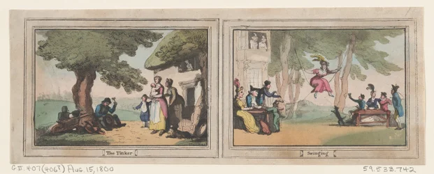The Tinker and Swinging, 15. august 1800., 15. august 1800.