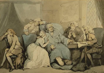 Å skrive testamentet, 1786