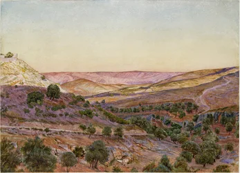Moabs åser og Hinnom-dalen, 1854