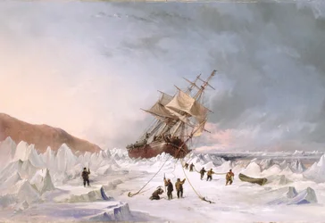 HMS «Assistance» i isen