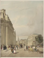 London As It Is: Board of Trade, Whitehall, fra Downing Street