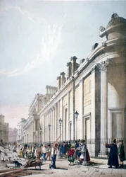 Utsikt over Bank of England City of London, 1842