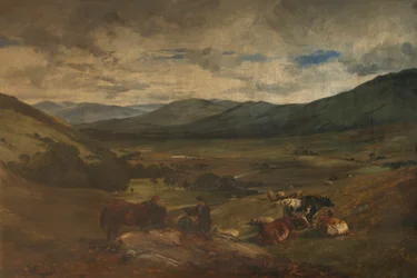 In the Highlands, ca. 1847-70 (olje på lerret)