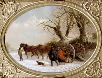 Vinter (olje på lerret)
