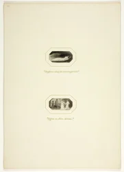 Studer for en tallerken fra The Triumphs of Temper, i Royal Engagements Pocket Book fra 1796