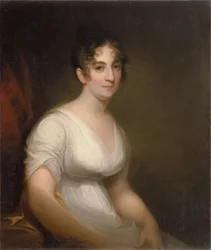 ""Sally Etting"" Ung kvinne i romersk motemaleri av Thomas Sully