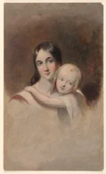 Studie for «Portrait of Mrs. James Robb and her Three Children», Ogden Museum of Southern Art, New Orleans, LA