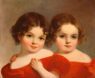 Leland-søstrene, ca. 1830 (olje på lerret)
