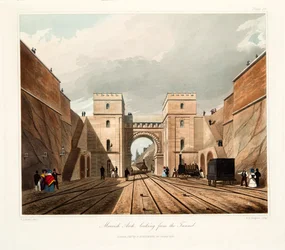 Maurisk bue, sett fra tunnelen, 1831