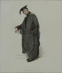 Bachelor of Law, gravert av J. Agar, publisert i R. Ackermanns 