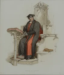 Doctor in Divinity, gravert av J. Agar, publisert i R. Ackermanns 