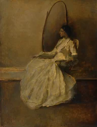 Dame i hvitt nr. 1, ca. 1910.