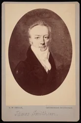 Portrett av James Smithson 1765-1829, 1816 fotografert 1870-tallet.