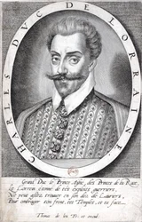 Portrett av Charles III, hertugen av Lorraine av Thomas de Leu - Gallica (justert)