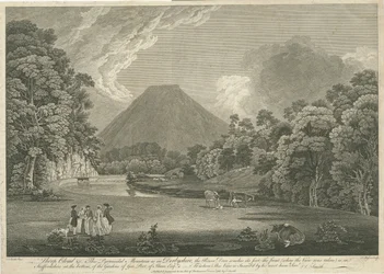 Dovedale - Thorpe Cloud: gravering, nd [c 1766] (trykk)