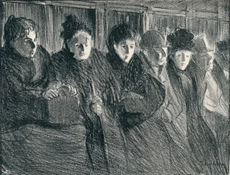 Inside A Tramcar, 1896, 1898