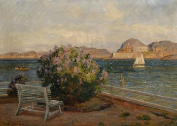 Fra Stavern (olje på lerret)