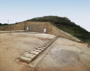 Trakisk grav til Sveshtari, Bulgaria, 3. århundre f.Kr. (bilde)