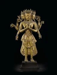 Ekadashalokeshvara-statuen