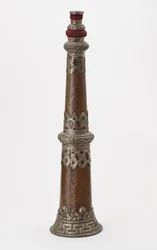 Et par teleskopiske rituelle horn (dung-chen)