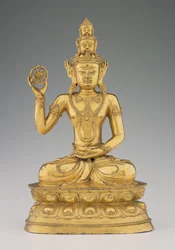 Vajrasattvadhatu Lokesvara (forgylt kobberlegering)