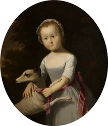 Portrett av frøken Charlotte Bridgeman som barn (1800-1877), ca. 1805-15 (olje på lerret)
