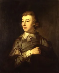 Portrait of a Boy, sies å være William Pitt, The Younger (1759-1806) (olje om bord)