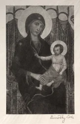 Gamle italienske mestere: Madonna og barn, 1885.
