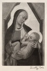 Gamle italienske mestere: Madonna og barn, 1888-1892.