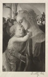 Gamle italienske mestere: Madonna og barn, 1890.