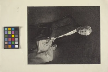Portrett av John D. Rockefeller (blekk)