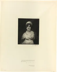 Portrett av fru Siddons, fra Old English Masters