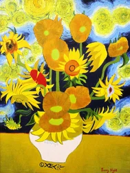 Sunny night, 2006, olje på lerret