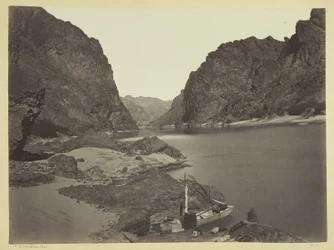 Black Cañon, Coloradoelven, sett oppstrøms fra leir 7