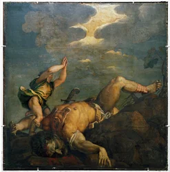 David og Goliat. Freske … (freske)