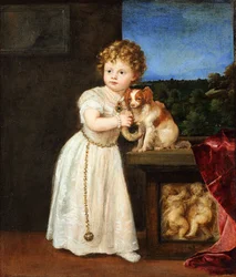 Clarissa Strozzi (1540–1581) i en alder av to år