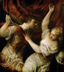 Tarquinius og Lucretia, ca. 1575