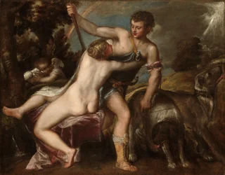 Venus og Adonis, ca. 1540 sc. 1560-1565