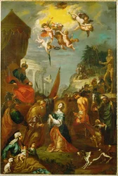 quot;Den hellige Dorotheas martyrium, rundt 1656 (maleri på lerret)quot;