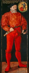Portrett av Zürich-fanebæreren Jacob Schwytzer, 1564