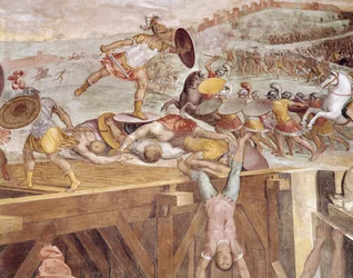 Horatius Cocles på Sublician Bridge (veggmaleri)